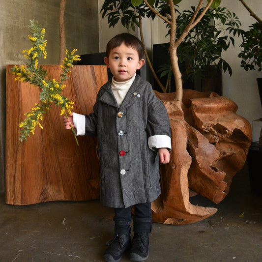 vintage button Spring coat