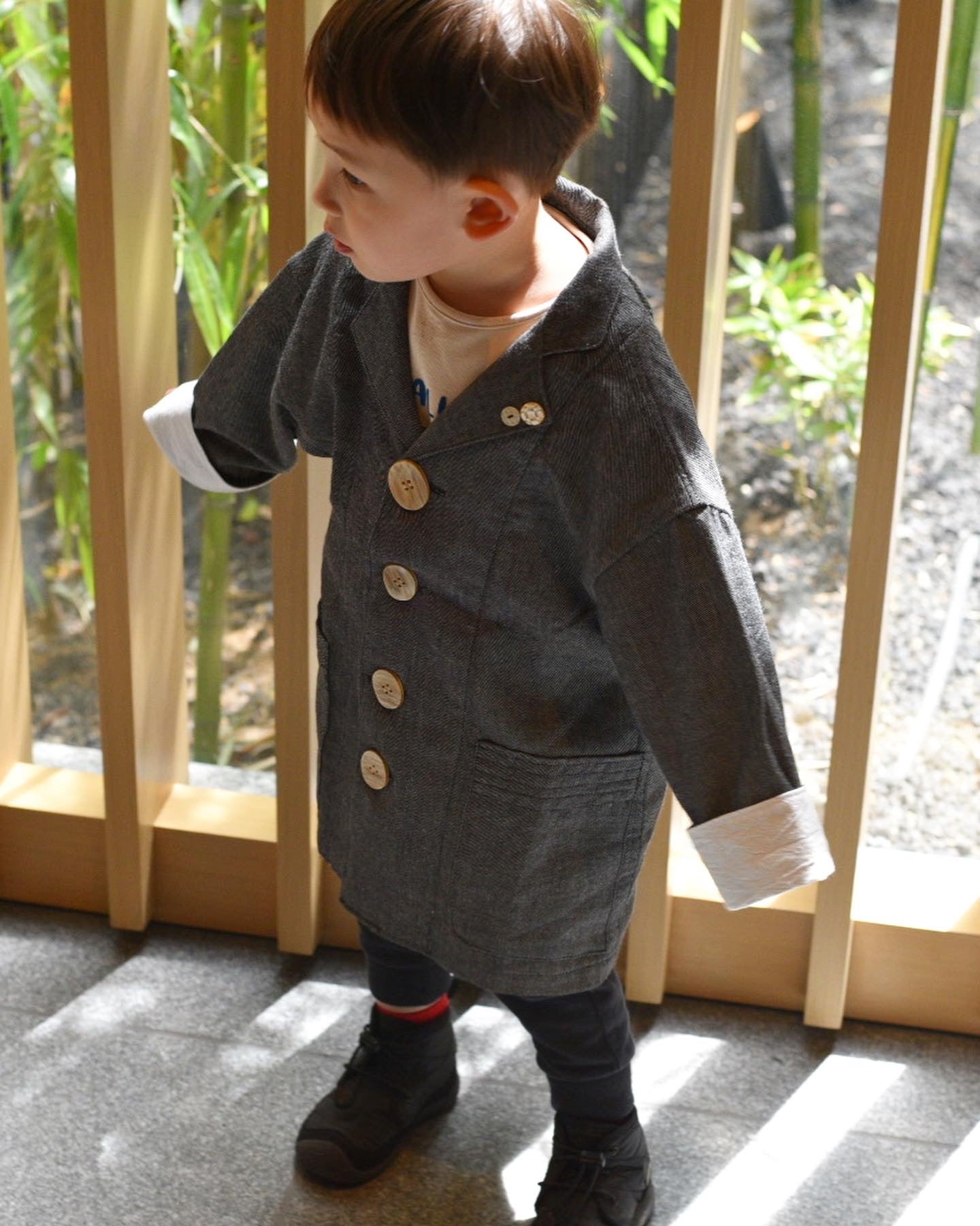 ふにゃbutton Spring coat