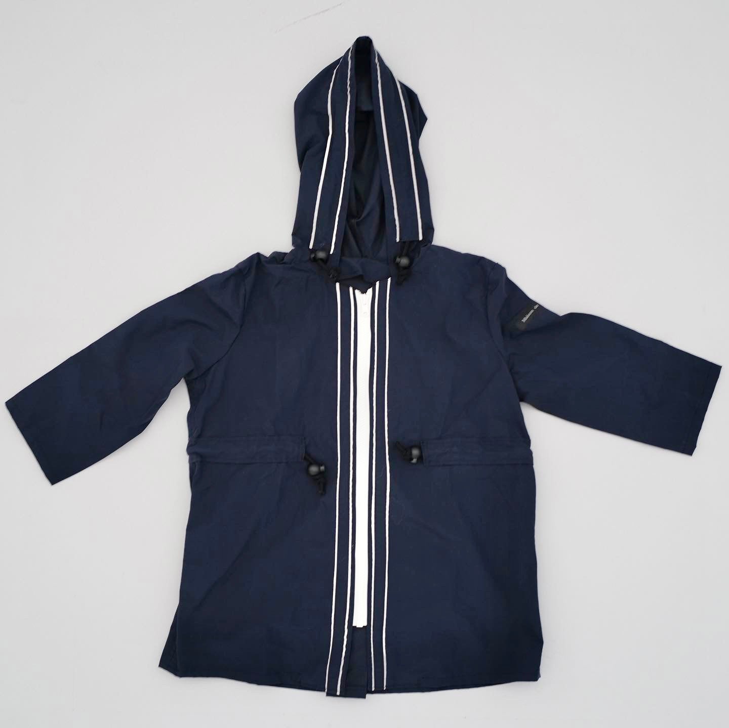 撥水HOODCOAT Beige/ Navy
