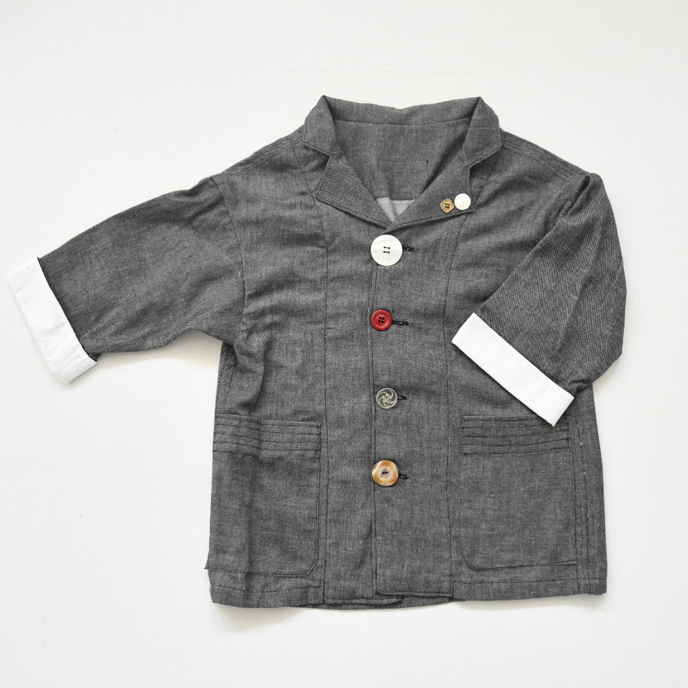 vintage button Spring coat