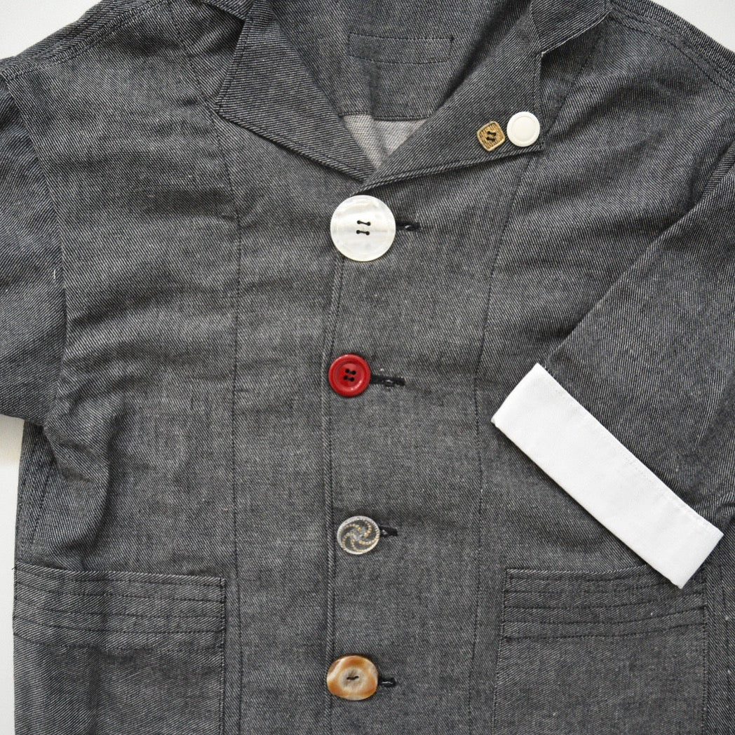 vintage button Spring coat
