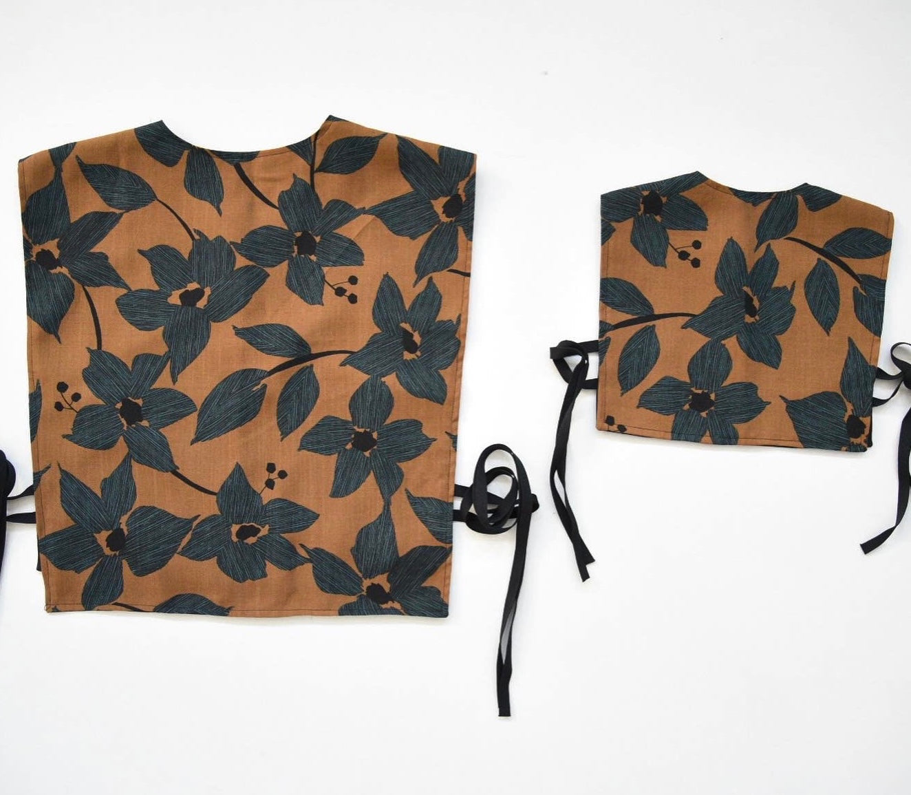 付け襟ベスト Brown